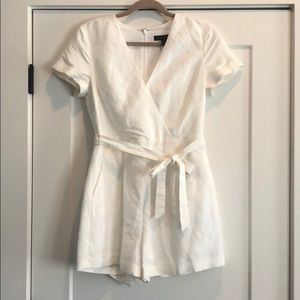 Banana Republic White Romper